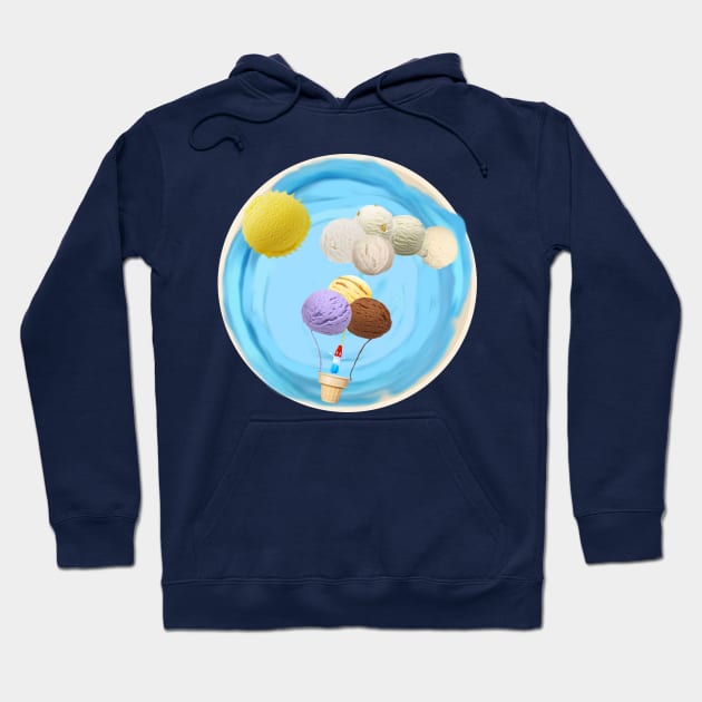 Ice Cream Sky Hoodie by TenomonMalke